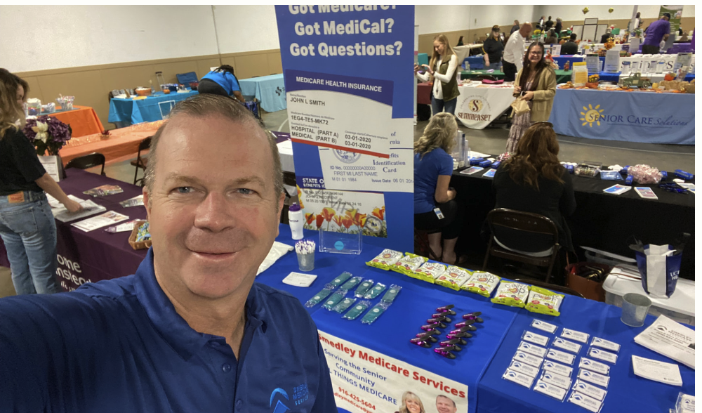 Brent Smedley at a local Medicare community event