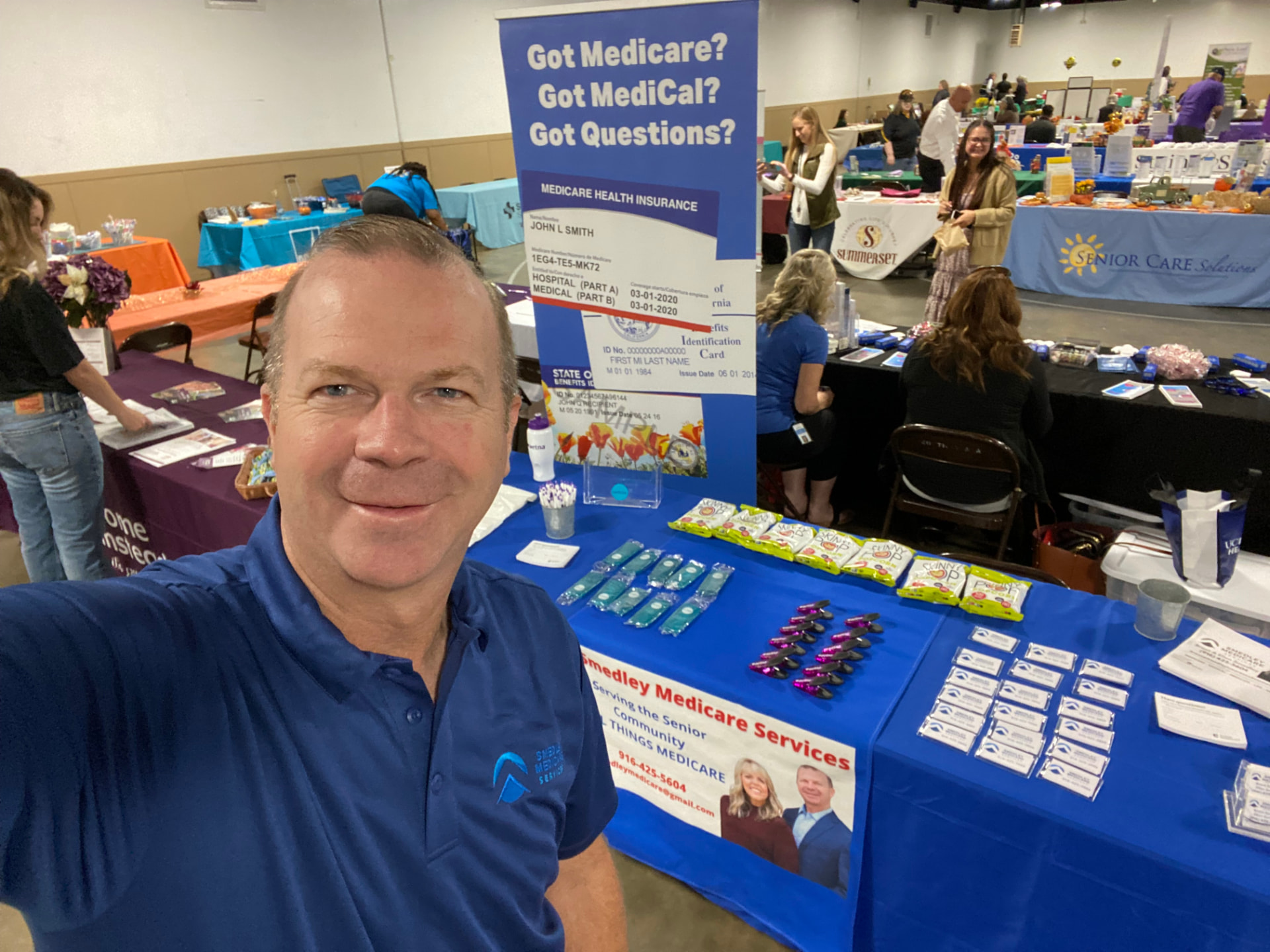 Brent Smedley serving the local community at an event